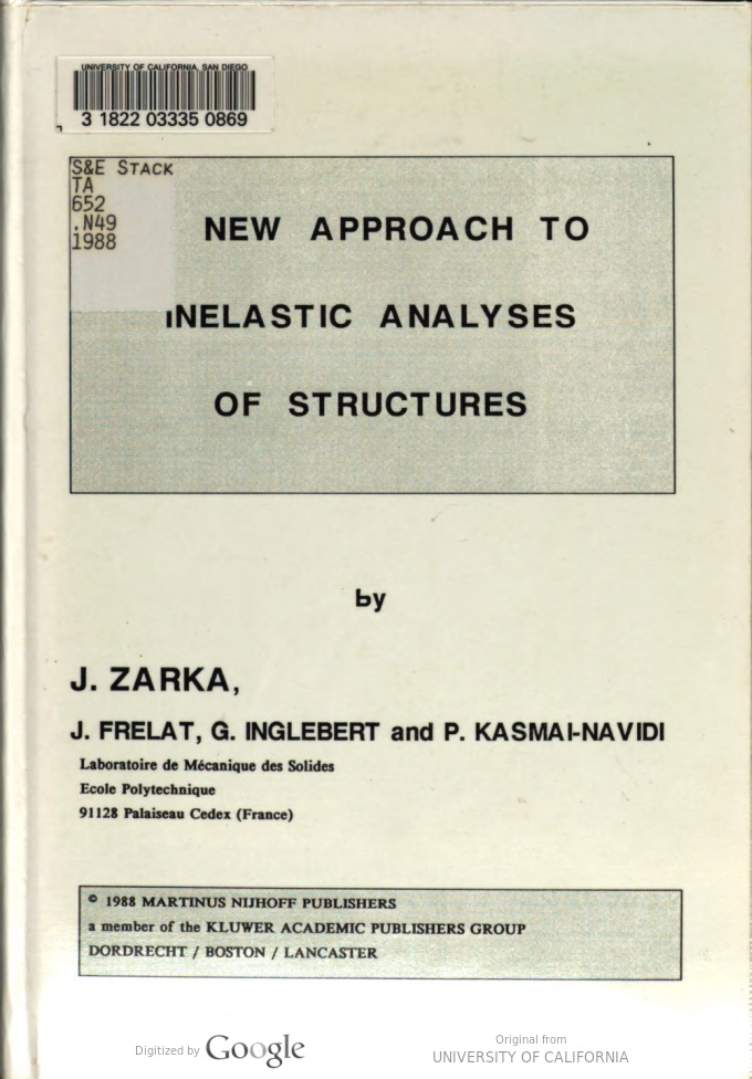 A New Approach to Inelastic Analysis of Structures - Scanned pdf